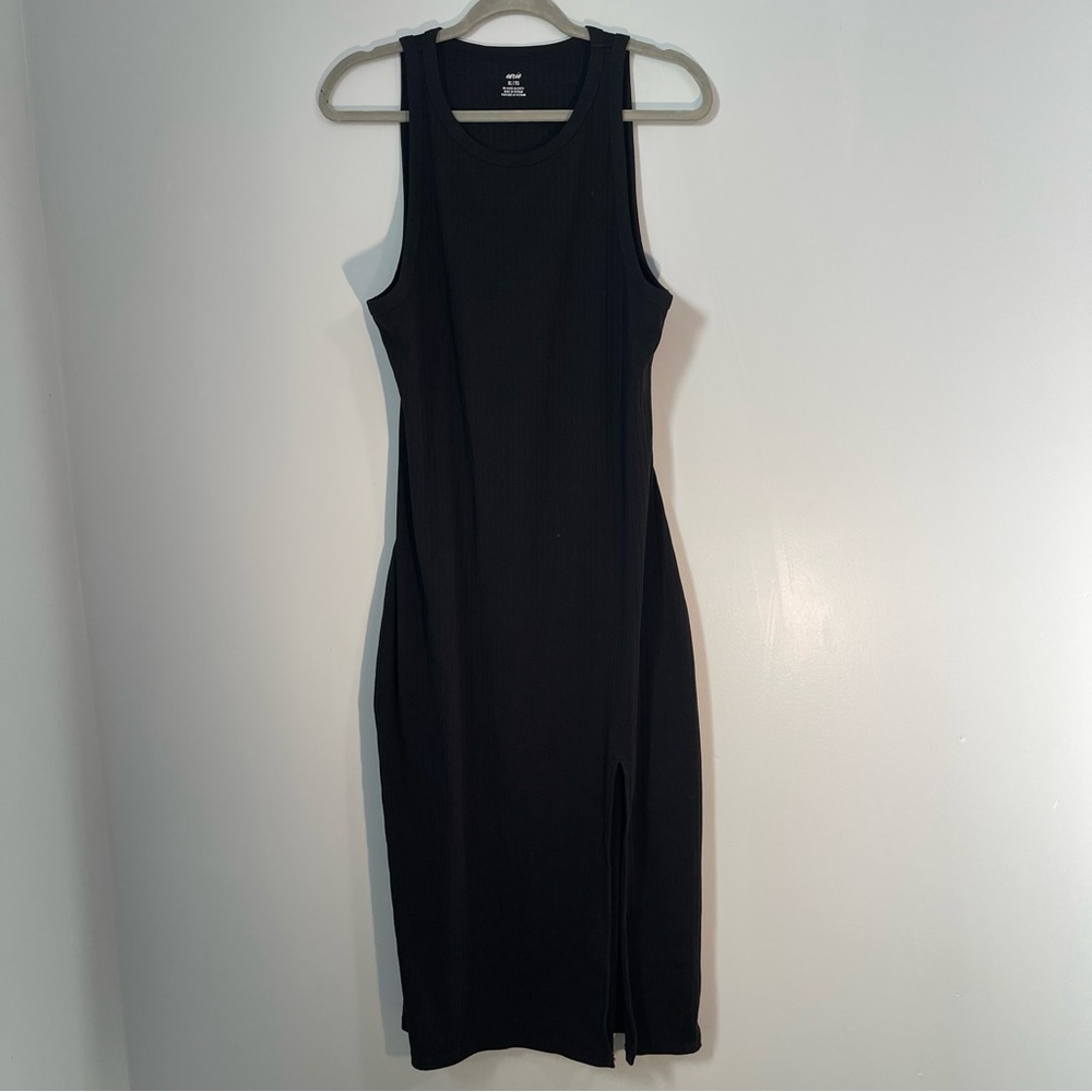 Aerie Black Midi Dress